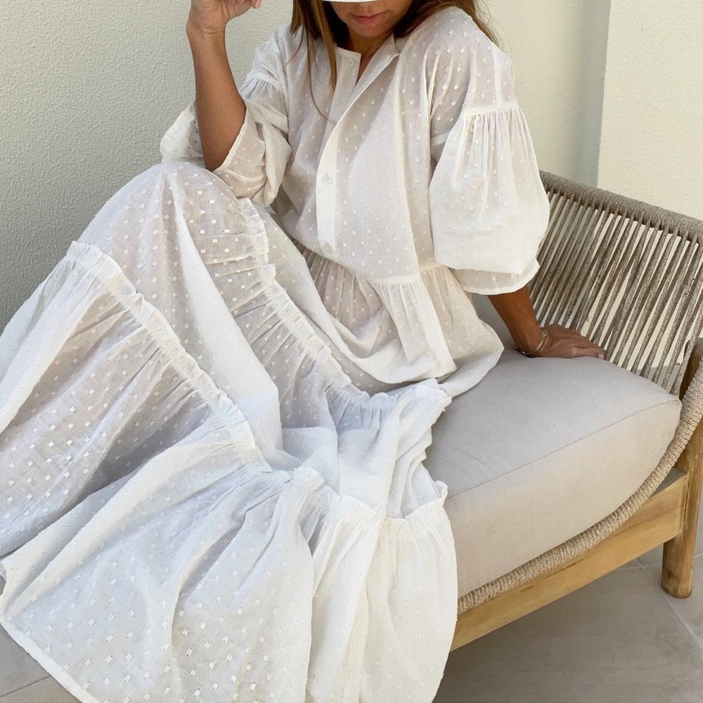 Vita Grace Harina Maxi Cover Up Dress One Size